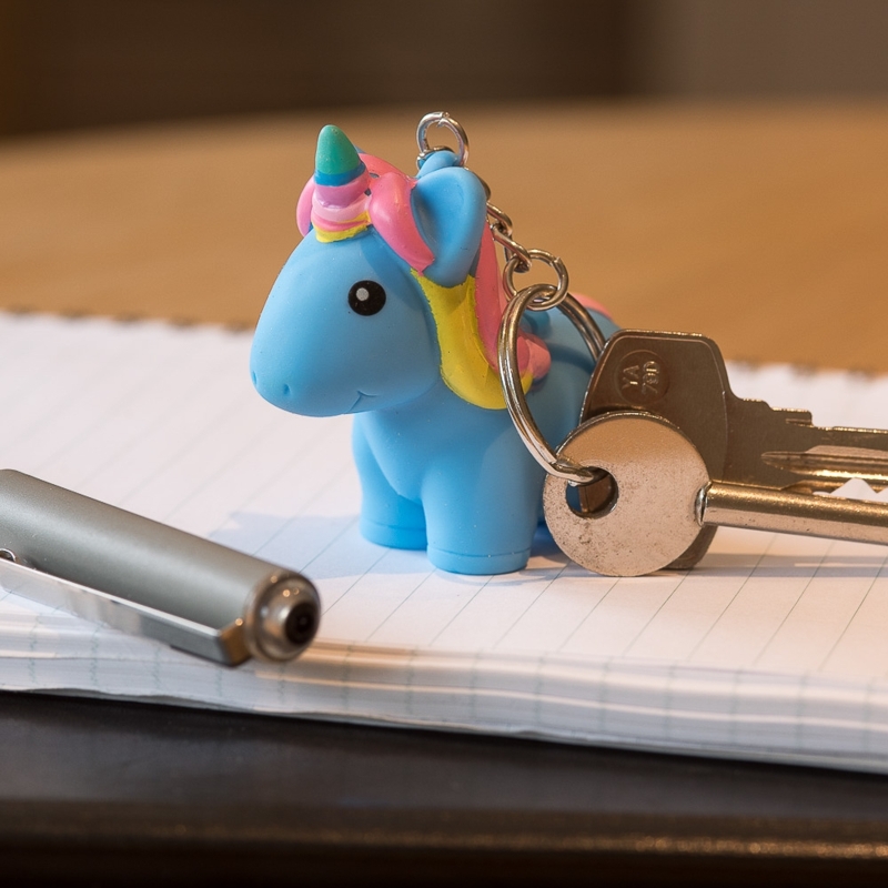 Unicorn deals poop keyring