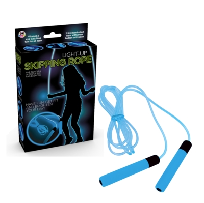 Funtime GiftsLight Up Skipping Rope Blue